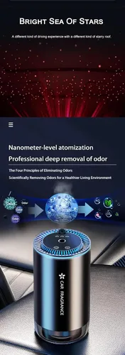 Vista 4 de Difusor de aceite esencial de aromaterapia: 7 opciones de color LED, alimentado por USB silencioso, control de tres velocidades, aromaterapia