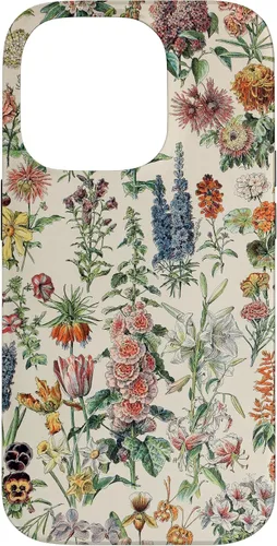 Vista 17 de Cute Flowers Vintage Botanical Flower Illustration Case for iPhone 17