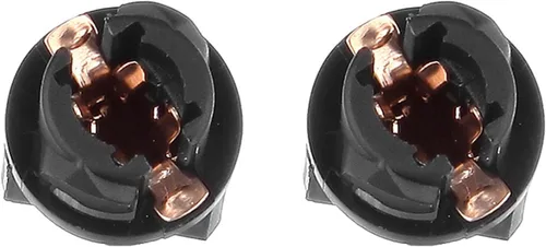 Vista 2 de cciyu Paquete de 8 enchufes giratorios de 17 37 70 para panel de instrumentos, lámpara de tablero (T5 Twist Lock)