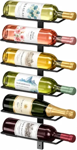 Vista 9 de B4Life - Estante para vinos montado en la pared, para 12 botellas