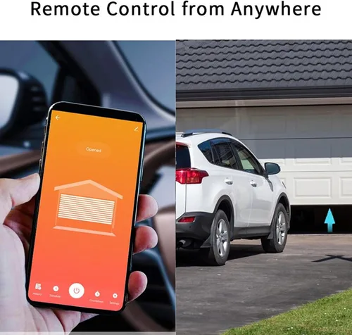 Vista 6 de Kit de abridor de puerta de garaje, APP WiFi remoto inteligente controlador de puerta de garaje para Tuya Zigbee 100?240V
