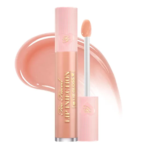 Vista 20 de Too Faced Lip Injection Lip Plumper Hydrating Lip Gloss for Fuller-Looking Lips Original, Maximum Plump, Cooling Gloss & Plumping Click Formulas