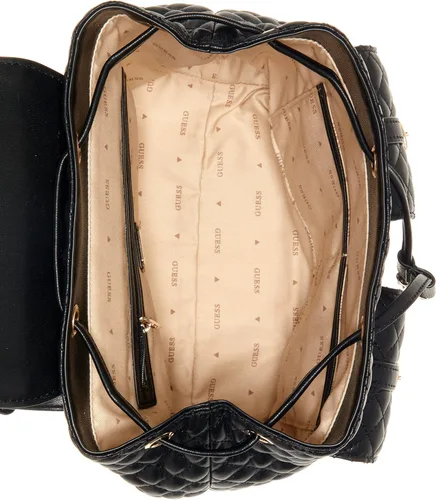 Vista 3 de GUESS Mochila Adam Flap, color negro, Negro