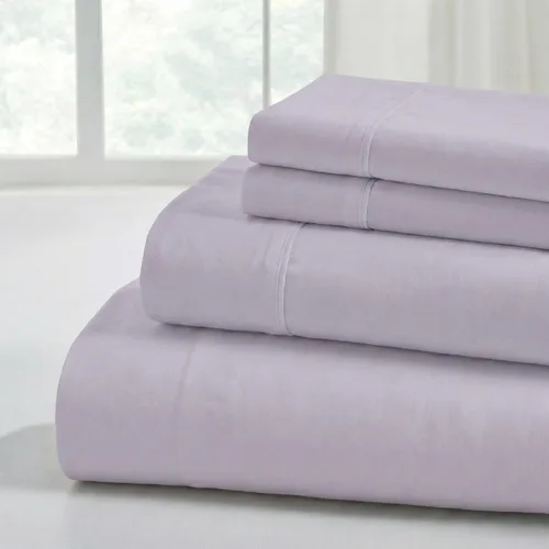 Vista 24 de Modern Threads - Sábanas lisas de microfibra suave, sábanas de microfibra de lujo, incluye sábana encimera, sábana bajera con bolsillos profundos