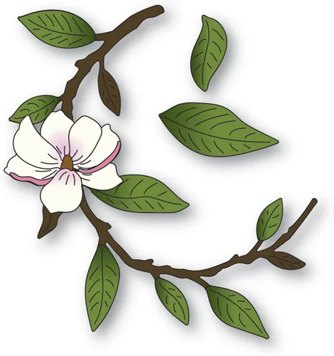 Vista 6 de Troqueles de flores y hojas para hacer tarjetas, hojas florales creativas, troqueles de corte de metal para álbumes de recortes, manualidades
