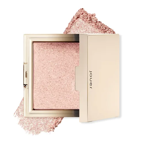 Vista 6 de Jouer Resaltador en polvo - Polvo iluminador para rostro - Maquillaje luminizador - Pigmento para construir - Talco, parabeno, libre de crueldad