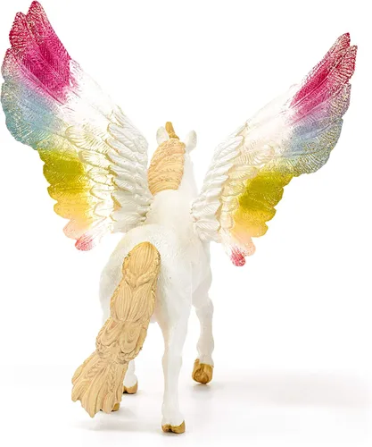 Vista 6 de Schleich bayala - Figura de unicornio arcoíris de 7 pulgadas, juguete de unicornio para niñas y niños, figura de caballo de fantasía para niños a