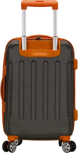Vista 3 de Rockland London Equipaje con carcasa rígida con ruedas, Carbón), F190-CHARCOAL