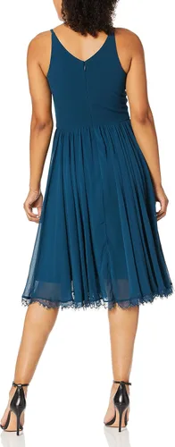 Vista 2 de Dress the Population Alicia - Vestido midi sin mangas para mujer