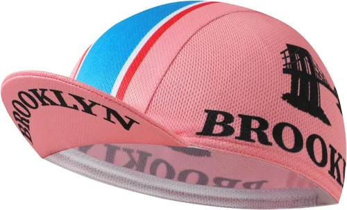 Vista 8 de Brooklyn - Gorra de ciclismo retro para usar debajo del casco, forro de casco de ciclismo, transpirable y absorción de sudor