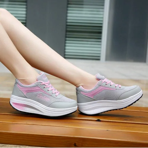 Vista 7 de JWSVBF Cute Sneakers for Women Trendy Knit Mesh Dress Sandals with Arch Support Loafers Shoes Casual Unisex Fashion Summer