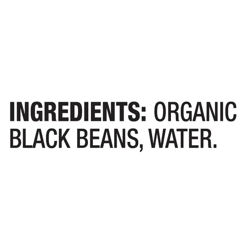 Vista 3 de Westbrae Natural Frijoles negros orgánicos, sin sal añadida, 25 onzas (paquete de 12)