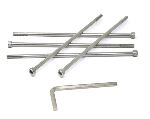 Vista 249 de iexcell Kit de tornillos de cabeza hexagonal de acero inoxidable 304, 100 unidades M2 x 0.157 in, paso de rosca de 0.016 in