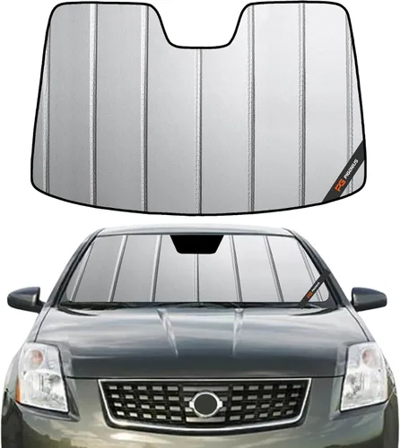 Vista 14 de Parasol para parabrisas para Nissan Sentra 2020-2025 - Parasol para ventana delantera, protección Gris