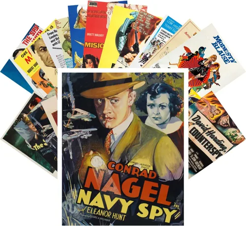 Vista 16 de PIXILUV Postales vintage 24 piezas SciFi Vintage Comic Book Art Magazine Covers