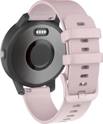 Vista 16 de OVERSTEP Vicoactive 3 - Correa de silicona suave de 0.78 pulgadas para Garmin Vivoactive 3/Forerunner 245/645 Music/Samsung Galaxy Watch 1.654
