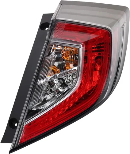 Vista 62 de Ensamble de luz trasera exterior TRQ para lado del conductor izquierdo trasero. Compatible con Toyota Corolla XLE 2020, 2021, 2022 y Toyota Corolla