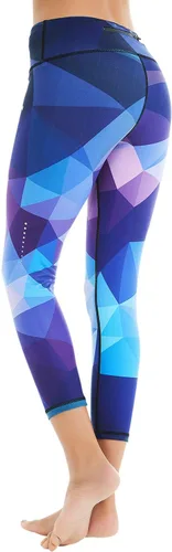 Vista 5 de COOLOMG Leggings de yoga para mujer, mallas para correr, leggings de tiro bajo, para entrenamiento, gimnasio, con bolsillos ocultos