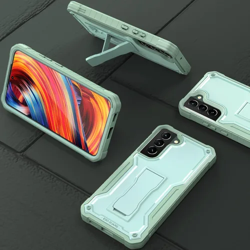 Vista 6 de ExoGuard Funda para Samsung Galaxy S22 Plus, funda de goma resistente a prueba de golpes con protector de pantalla para teléfono Samsung S22 Plus