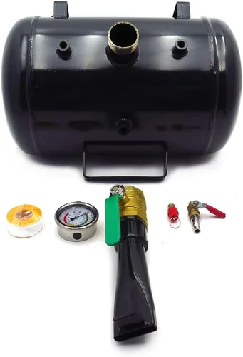 Vista 9 de US-FF932-BK- Nuevo neumático de aire de 5 galones con cuentas de asiento de herramienta Blaster inflador de asiento para camión ATV 145PSI negro