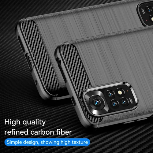 Vista 3 de Funda para Xiaomi Redmi Note 11 Note 11S Funda con protector de pantalla Vidrio templado Ligero Absorción de golpes Resistente TPU Cubierta