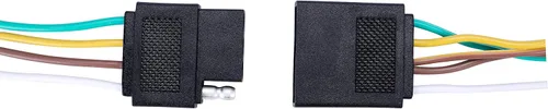 Vista 3 de MaxxHaul Kit de arnés de cableado de remolque plano de 4 pines de 25 pies macho y hembra de 4 pies [cables codificados por color de calibre 18]