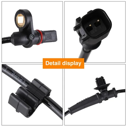 Vista 8 de 68394210AF Kit de sensor de velocidad de rueda ABS compatible con Jeep Wrangler 2018-2023 Sensor de velocidad de rueda ABS delantero izquierdo