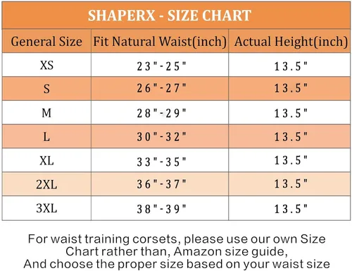 Vista 6 de SHAPERX Women 24 Double Steel-Boned Longline Heavy Duty Waist Training Corsets Shaper