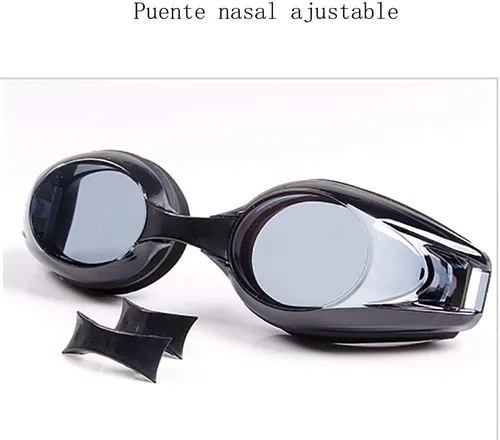 Vista 2 de Gafas de natación profesionales, antivaho sin fugas, protección UV para mujeres, hombres, adultos y jóvenes