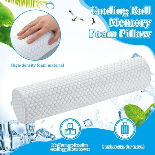 Vista 3 de Novabright Almohada cervical refrescante para el cuello para dormir espuma