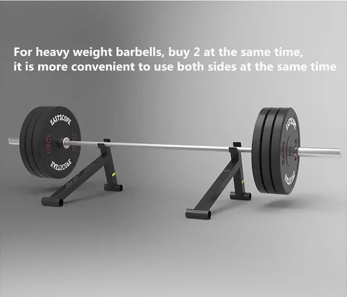 Vista 7 de Deadlift Jack levantador de pesas para cambios rápidos de peso olímpico, se utiliza como placas de peso de carga y descarga para ejercicio