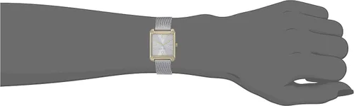 Vista 6 de Nine West Reloj pulsera de malla para mujer