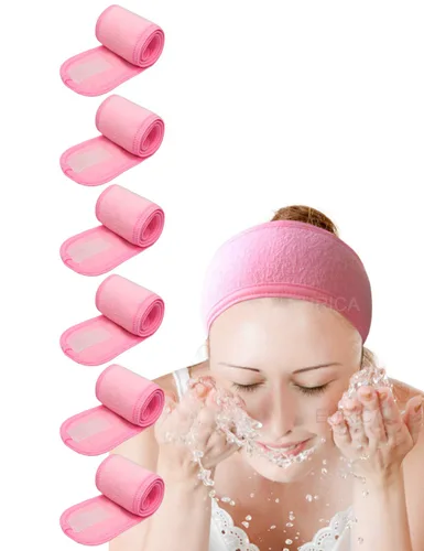 Vista 10 de EUICAE Diadema de spa, paquete de 5 toallas negras para la cabeza, antideslizantes, elásticas, lavables para maquillaje, lavado facial, tratamiento