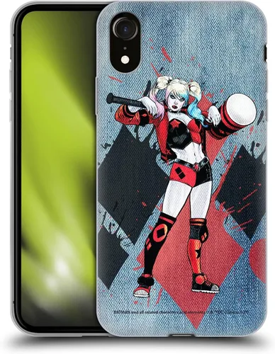 Vista 80 de Head Case Designs Funda de gel suave con licencia oficial de Batman DC Comics Bubblegum Harley Quinn Graphics compatible con Apple iPhone 7