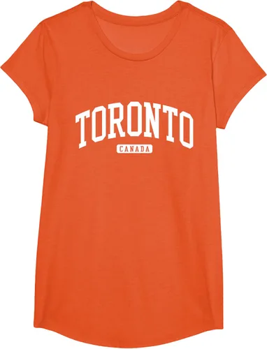 Vista 69 de Camiseta estilo universitario de Toronto Canada, Negro