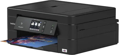 Vista 3 de Brother Impresora inalámbrica de inyección de tinta todo en uno, MFC-J895DW, color multifunción, impresión dúplex, NFC One Touch para conectar