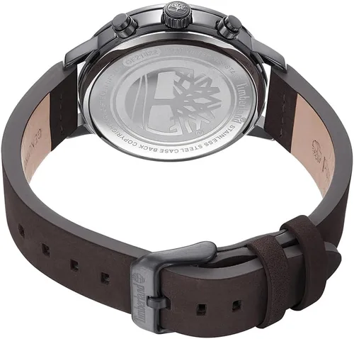 Vista 3 de Timberland Reloj multifunción para hombre, Marrón Oscuro, Vestido Deportivo