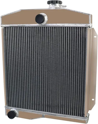 Vista 2 de ALLOYWORKS Radiador de aluminio de 3 filas para Jeep CJ3 CJ5 CJ6 Willys 1955-1971 All Aluminum Radiator. Superior cooling performance. Long