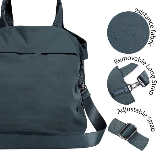 Vista 5 de ODODOS Bolsas Hobo Multi 2.0 de 19L con 2 correas para mujer, bolsos de mano, bolsos cruzados