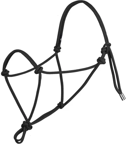 Vista 11 de Harrison Howard Cabestro de cuerda para caballos - Cabestro de entrenamiento súper resistente con 2 nudos de cuerda rígida de 1/4 pulgadas