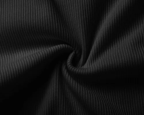 Vista 4 de Afibi Camiseta básica elástica de manga larga acanalada con cuello cuadrado para mujer