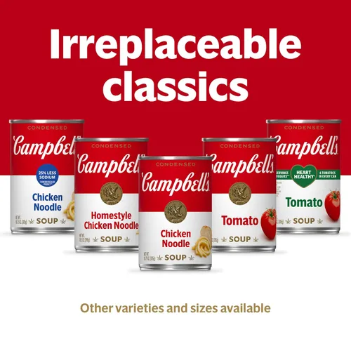 Vista 7 de Campbell's Condensed Healthy Request - Sopa de tomate, lata de 10.75 onzas (paquete de 12) (el embalaje puede variar)
