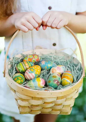 Vista 4 de 12 oz - Pasto de Pascua en 6 Colores Multicolor