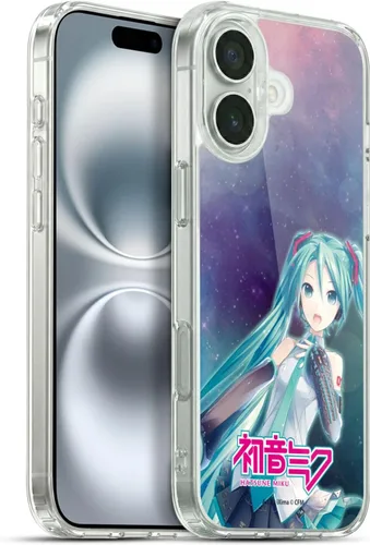 Vista 73 de Head Case Designs Licencia Oficial Hatsune Miku Gráficos Lindos Carcasa de Gel [Protección de Grado Militar] Compatible con Apple iPhone 7