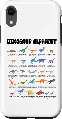 Vista 24 de iPhone 16 Alfabeto de dinosaurio - Tipos de dinosaurios - Estuche de identificación de dinosaurios