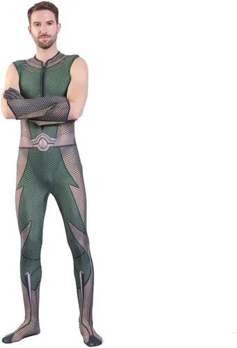 Vista 5 de MZXDY The Boys - Disfraz de cosplay The Deep Cosplay Mono A Tren, trajes de Halloween para adultos y niños