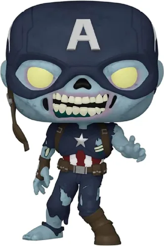 Vista 2 de Funko 58254 Pop! Marvel: ¿Y si - Zombie Capitán América Exclusivo #948
