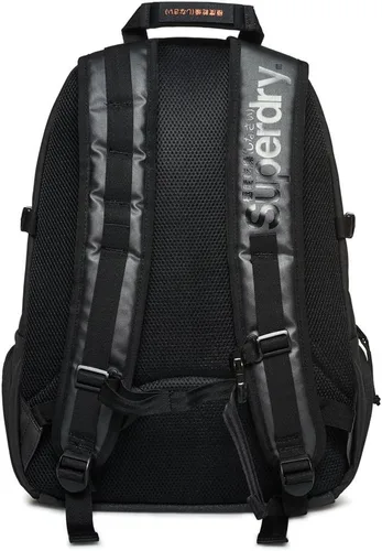 Vista 2 de Superdry Mochila mono de lona para hombre, Negro -, Mochila de lona mono