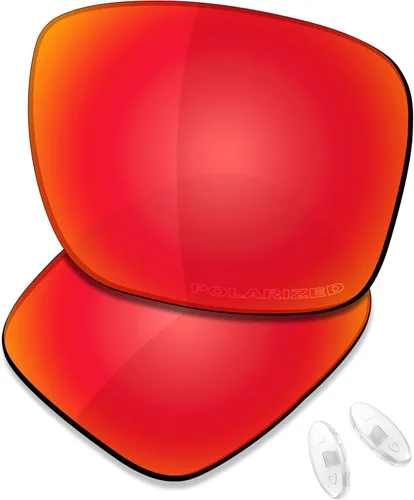Vista 9 de SAUCER Premium Replacement Lenses & Nosepads for Oakley Holbrook Ti OO6048 UV400 Protection, Anti-Scratch, Precise Fit