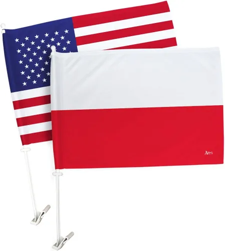 Vista 21 de Paquete de bandera de coche de la Copa del Mundo 2022 de Gales, bandera americana para carros, decoración de automóviles, pancarta pequeña
